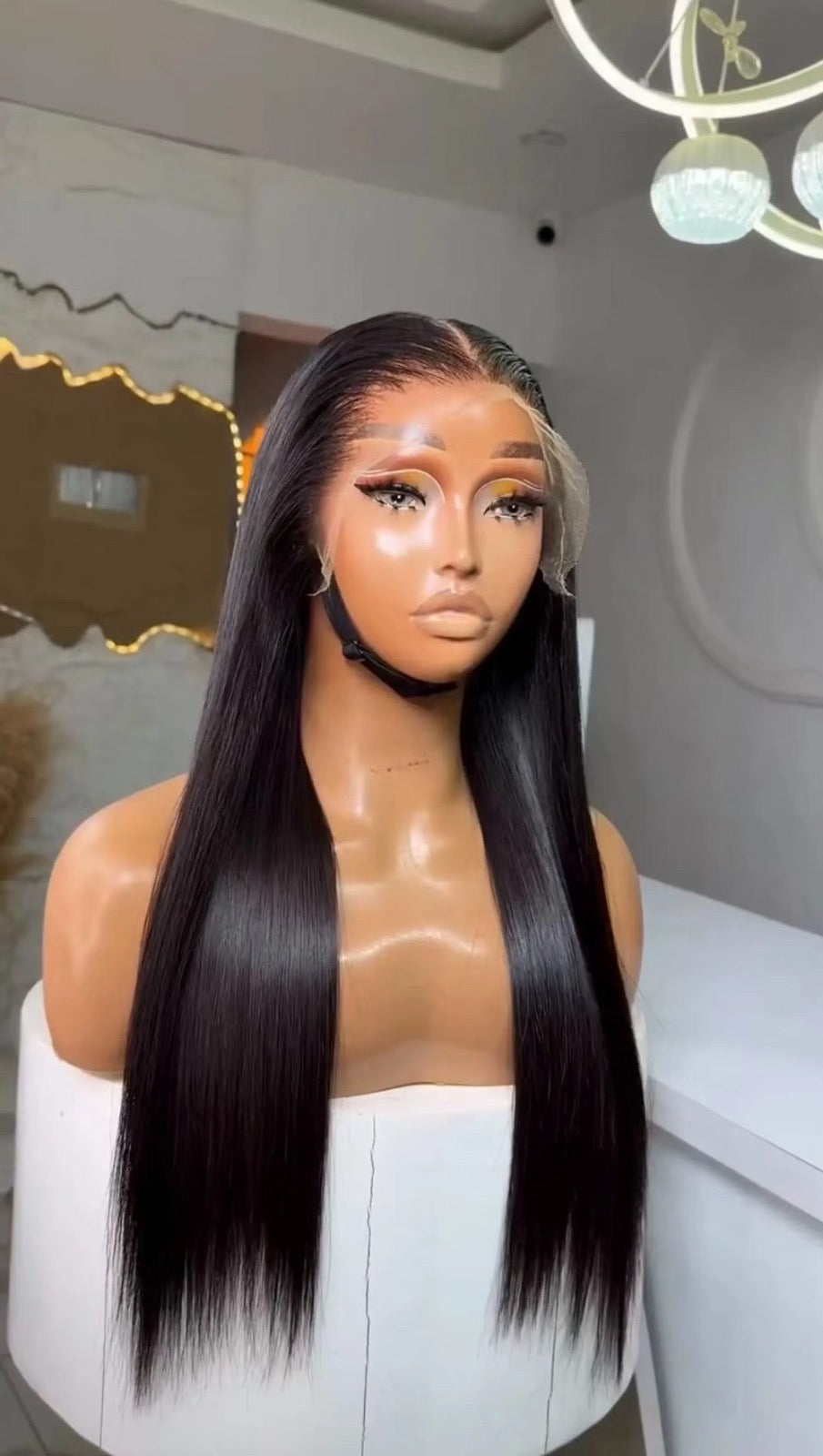 24” SDD Bone straight 13/4 HD Lace pre plucked