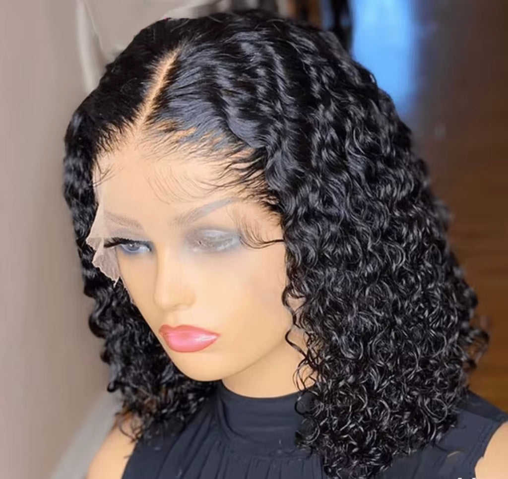 26” Black Water wave 13/4 HD Lace pre plucked