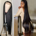 32” SDD Bone straight Black 13/4 HD Lace pre plucked