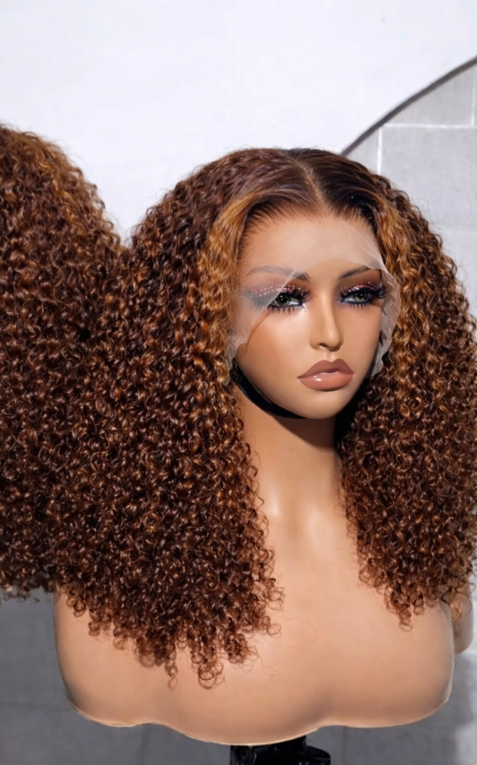 22”Jerry curl 13/4 HD Lace pre plucked