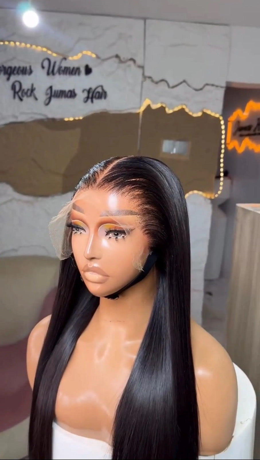 24” SDD Bone straight 13/4 HD Lace pre plucked