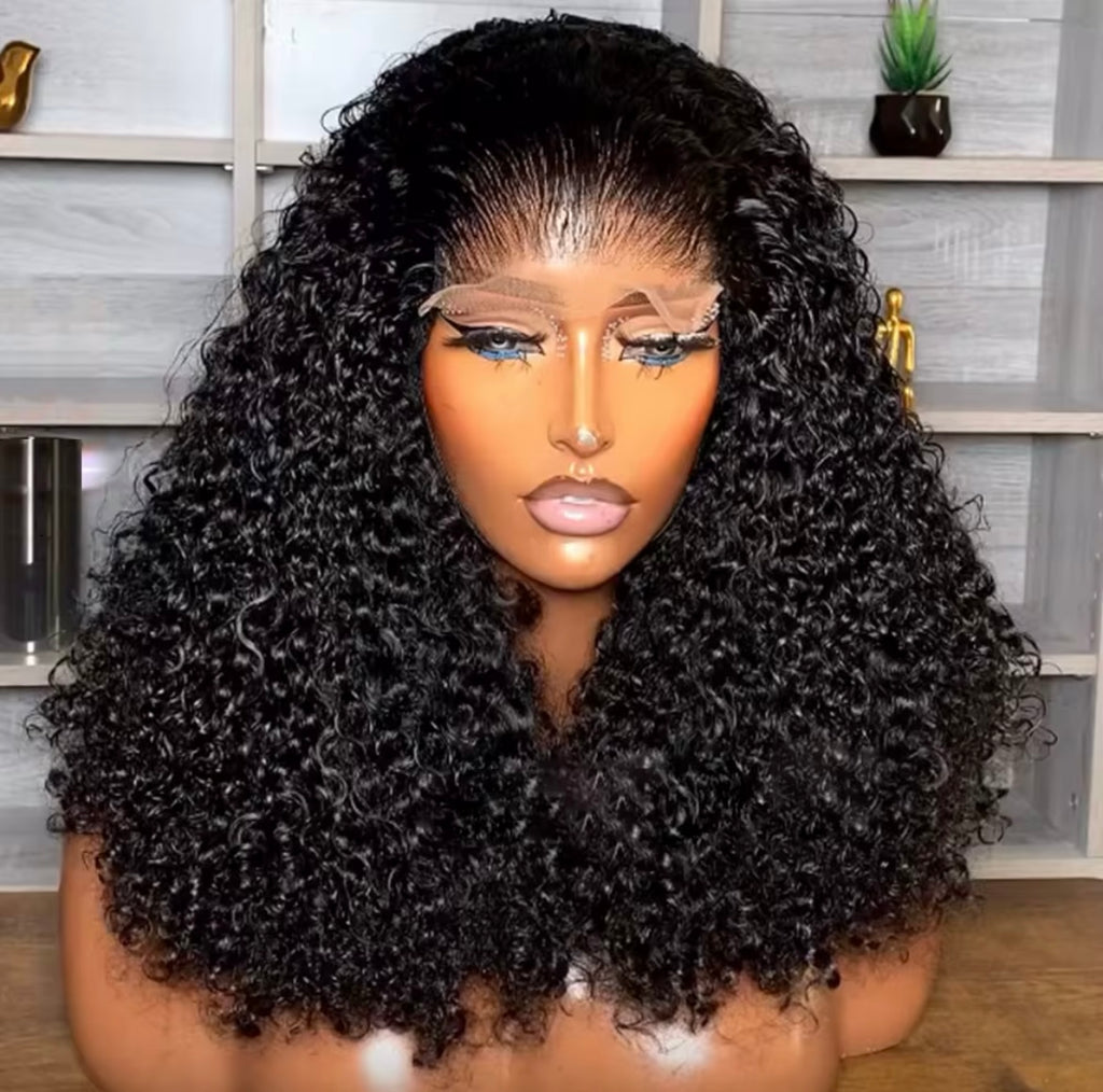 22”Jerry curl 13/4 HD Lace pre plucked