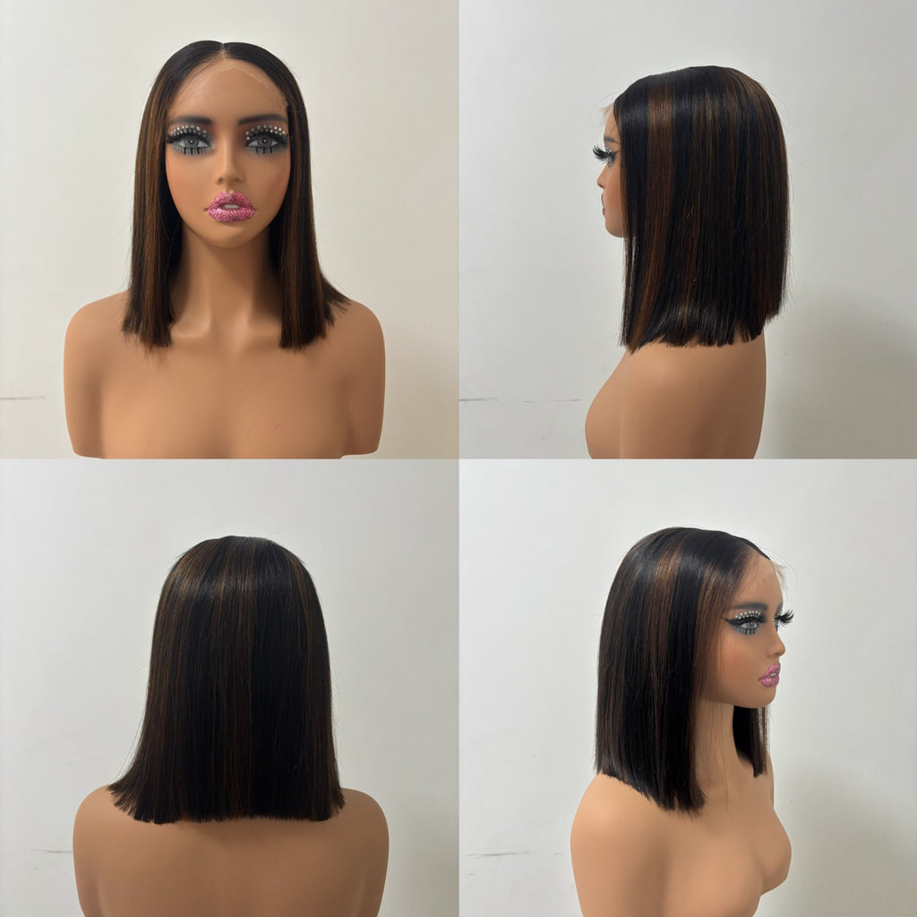 Straight Bob HD Lace Front Wig | Single Drawn | Wigs By Biological